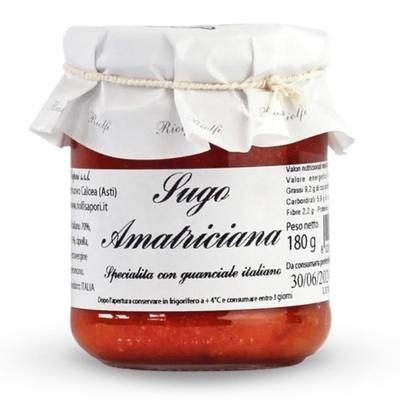 Hotová omáčka z guanciale a zeleniny ALL' AMATRICIANA 180 g